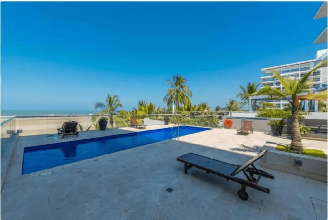 Apartamento Condominio Frente Al Mar Con Acceso Directo A La Playa Morros Epic. Cartagena